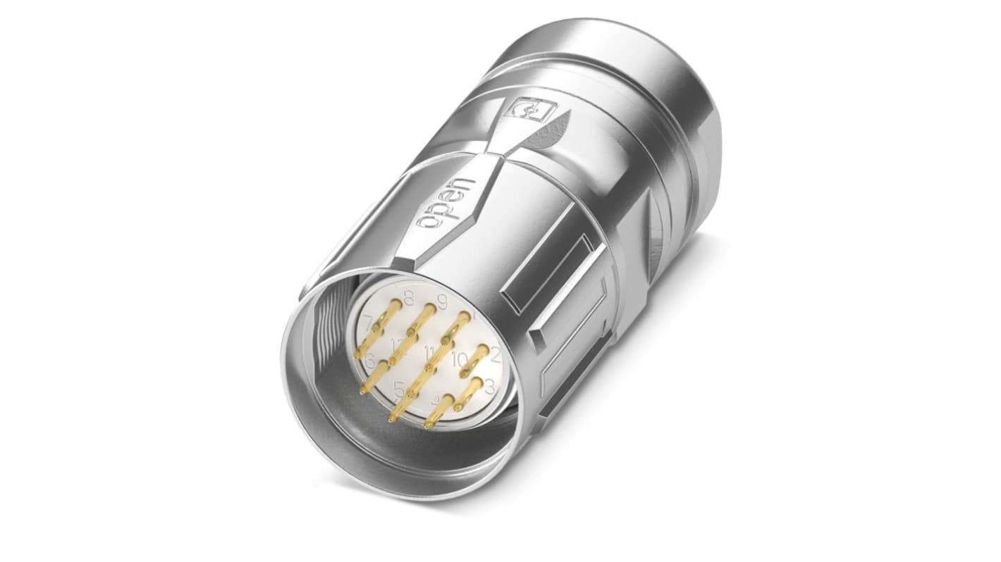 Phoenix Contact Circular Connector, 17 Contacts, Cable Mount, M23 Connector