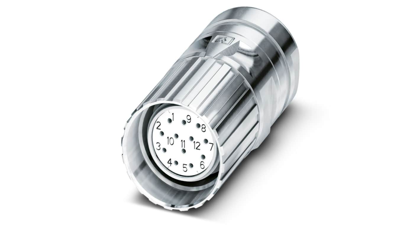 Phoenix Contact Circular Connector, 19 Contacts, Cable Mount, M23 Connector, Socket