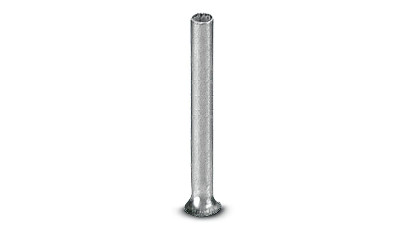Phoenix Contact Ferrule, 10mm Pin Length, 1.4mm Pin Diameter, Silver