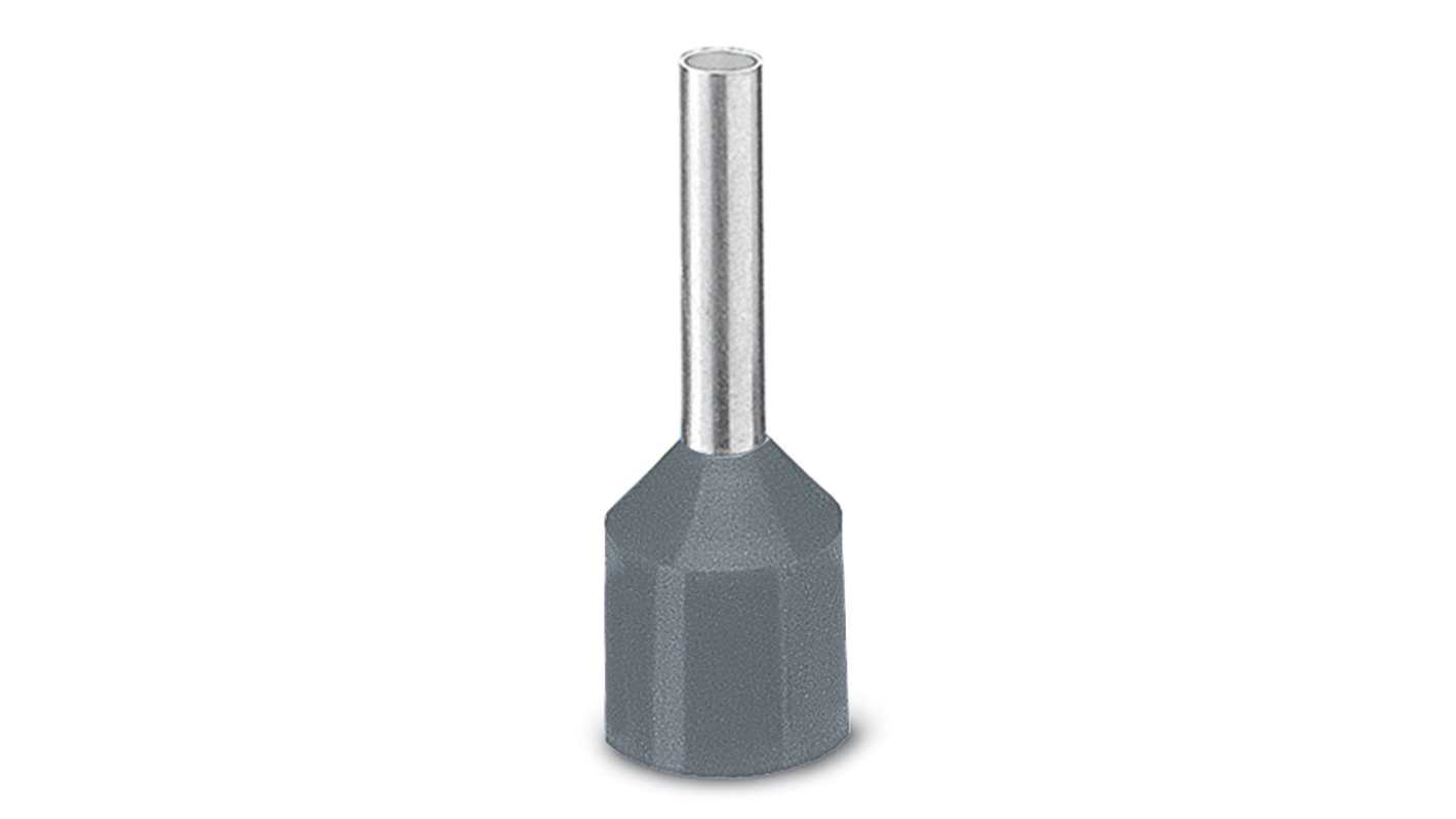 Phoenix Contact Ferrule, 19.5mm Pin Length, 2.9mm Pin Diameter, Grey