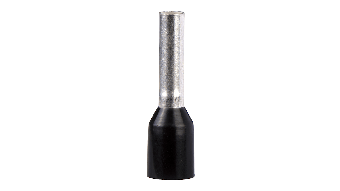 Boccola a crimpare Schneider Electric, Isolato, Nero, lunghezza pin 8.2mm, filo max 1.5mm², 16AWG