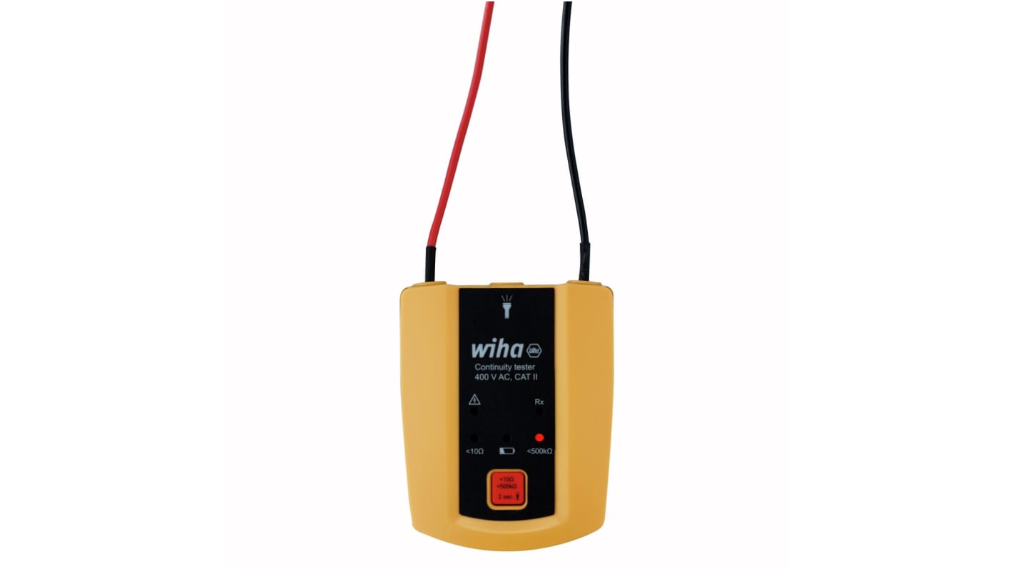 Comprobador de continuidad Wiha, con indicador acústico y visual