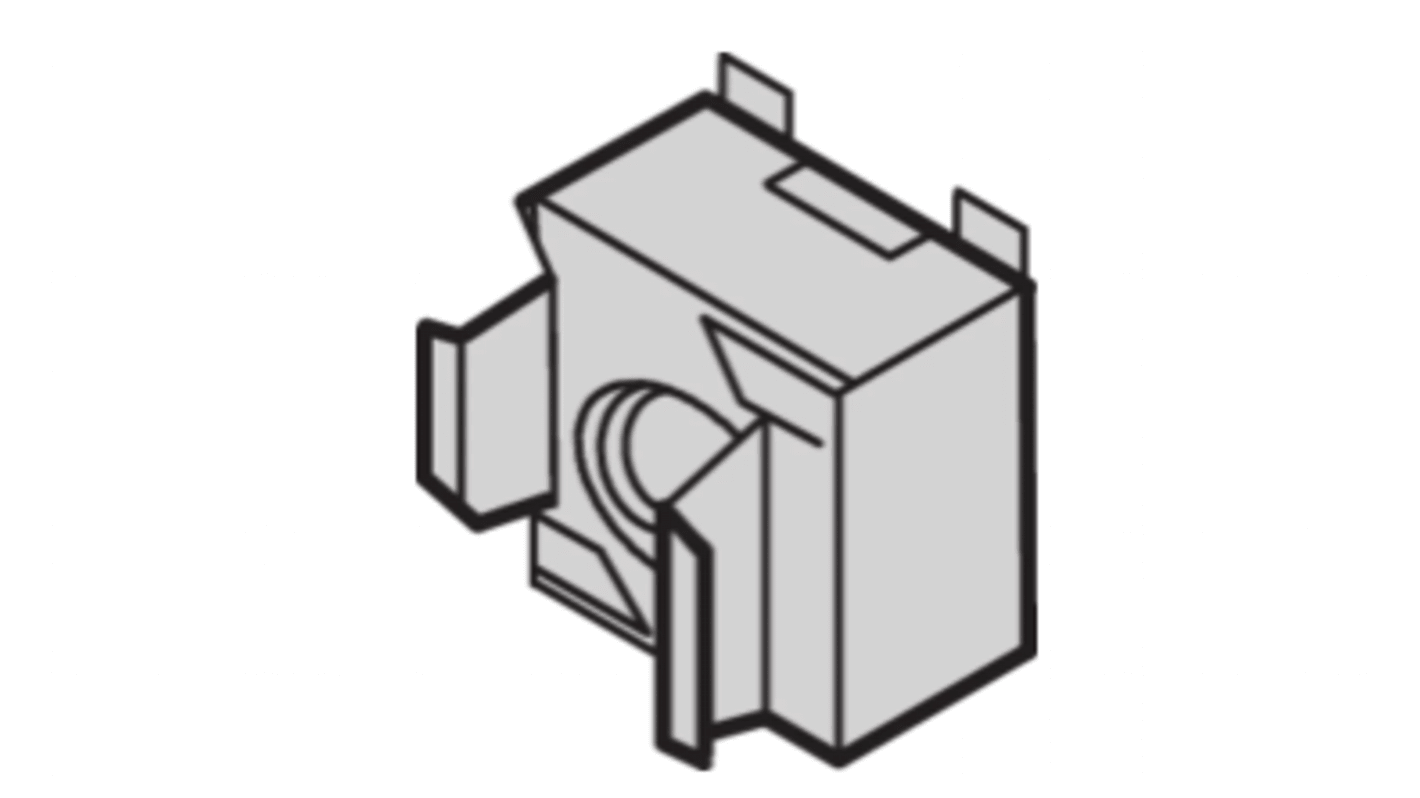 Dado a gabbia in Acciaio Zincato nVent SCHROFF, filettatura M4, foratura 9.2 x 9.2mm, per pannelli da 1.8 - 2.6mm