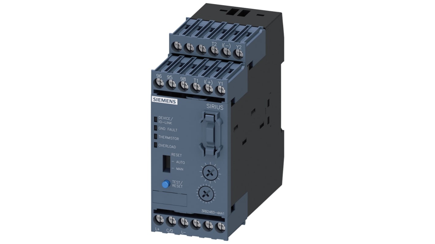 Siemens Electronic Overload Relay 1NO, 0.3 → 630 A F.L.C, 630 A Contact Rating, 24 → 220 V, 3P