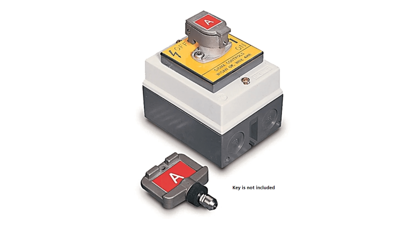 Allen Bradley 440T Interlock Switch, 4NO, Trapped Key, Stainless Steel