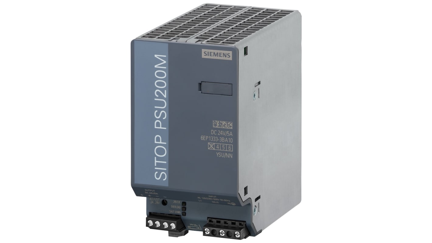 Siemens 6EP3 Strømforsyning, til brug med SITOP