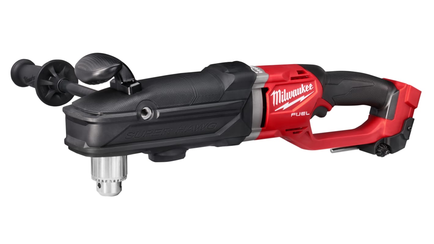 Trapano angolare Cordless Milwaukee M18 FRAD2, 18V, 0 → 500 (Gear 1) rpm, 0 → 1550 (Gear 2) rpm, Cordless