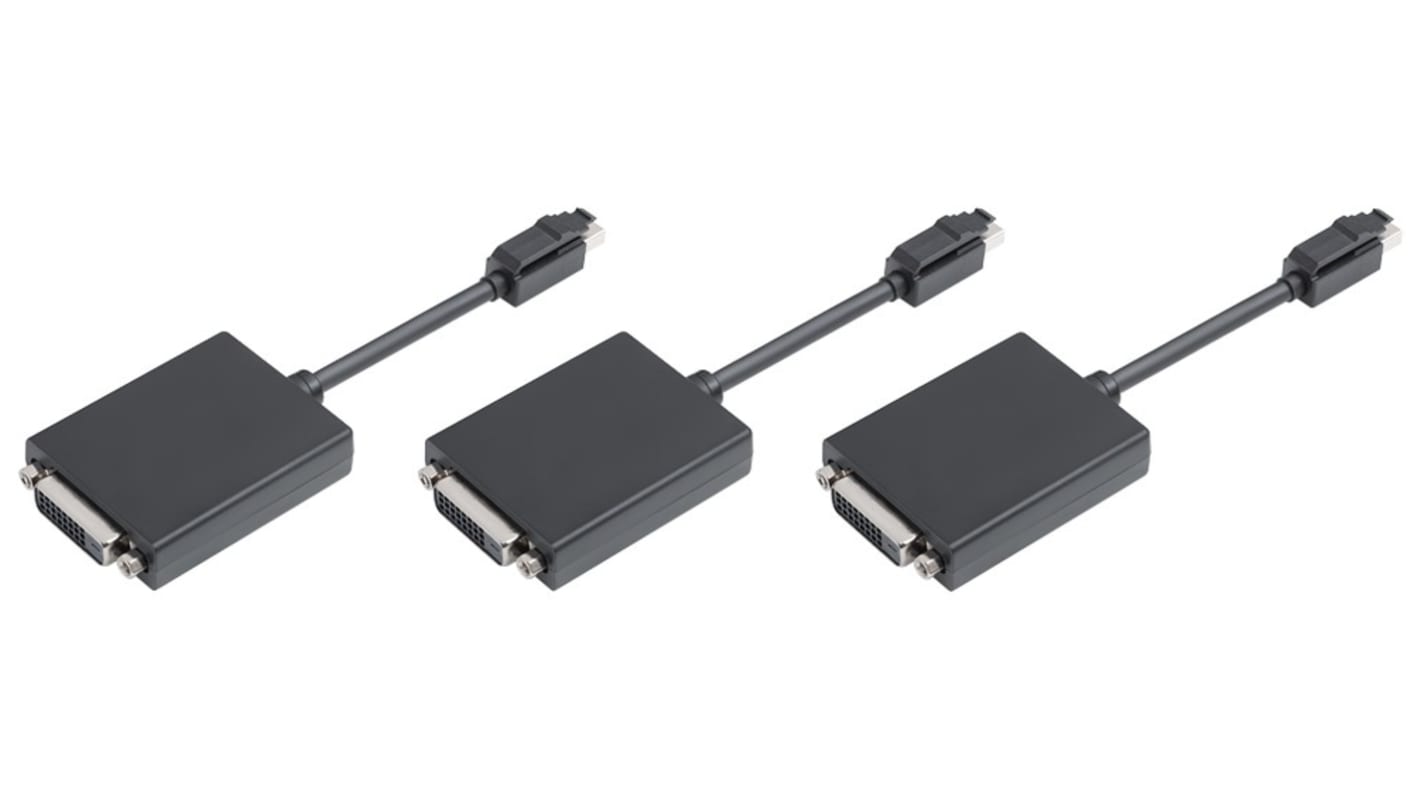 Adapter Display Port B: Złącze DP (Display Port) Mini męskie A: DVI-D Siemens
