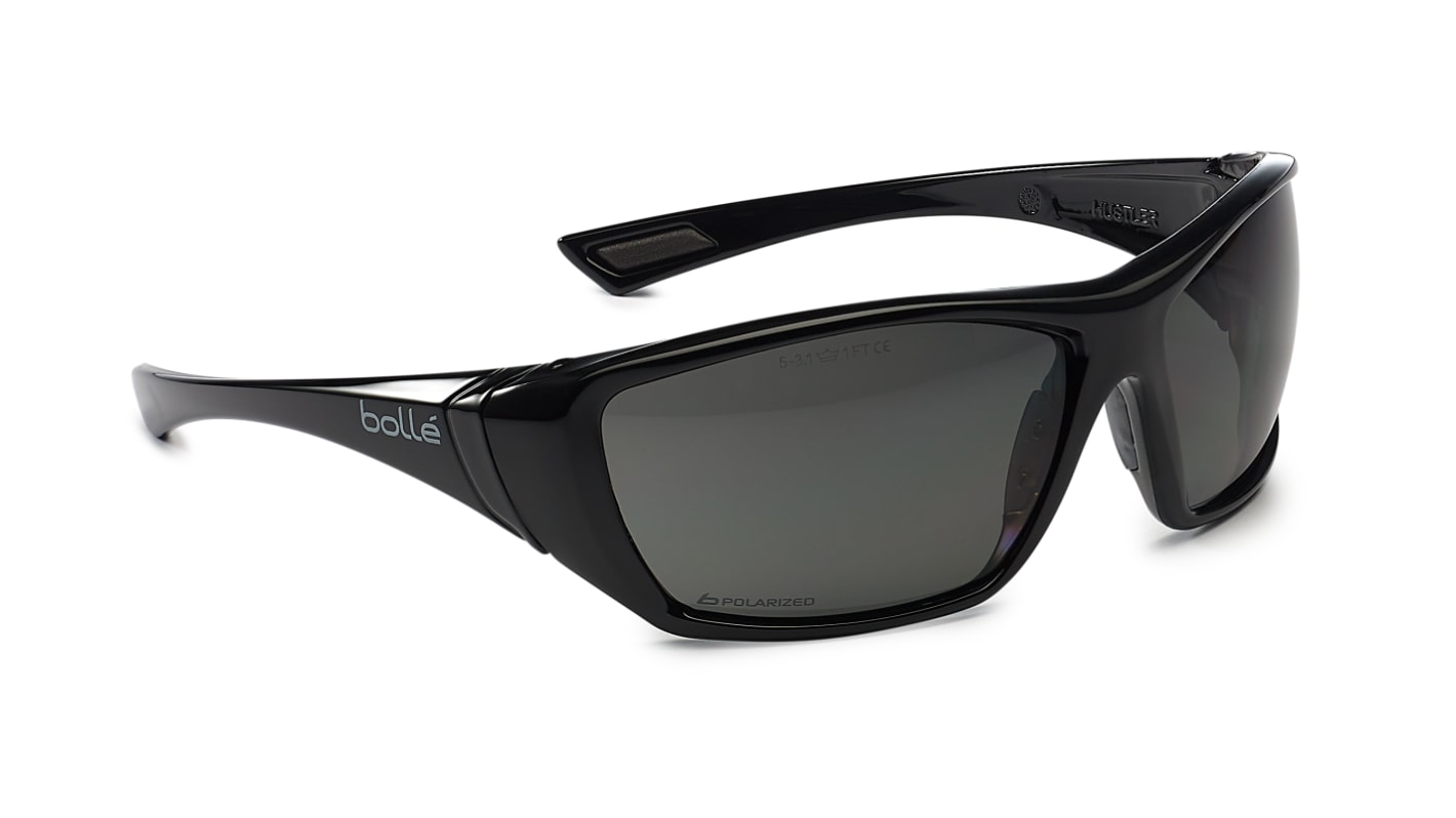 Bolle HUSTLER Schutzbrille Linse Rauch, kratzfest