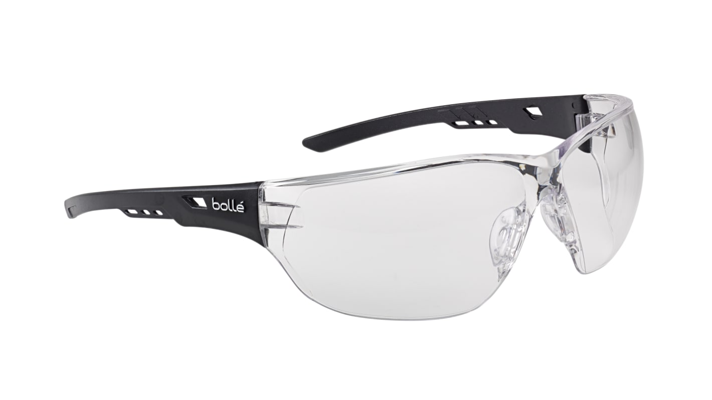 Bolle Safety NESS Schutzbrille Linse Klar, kratzfest,  mit UV-Schutz