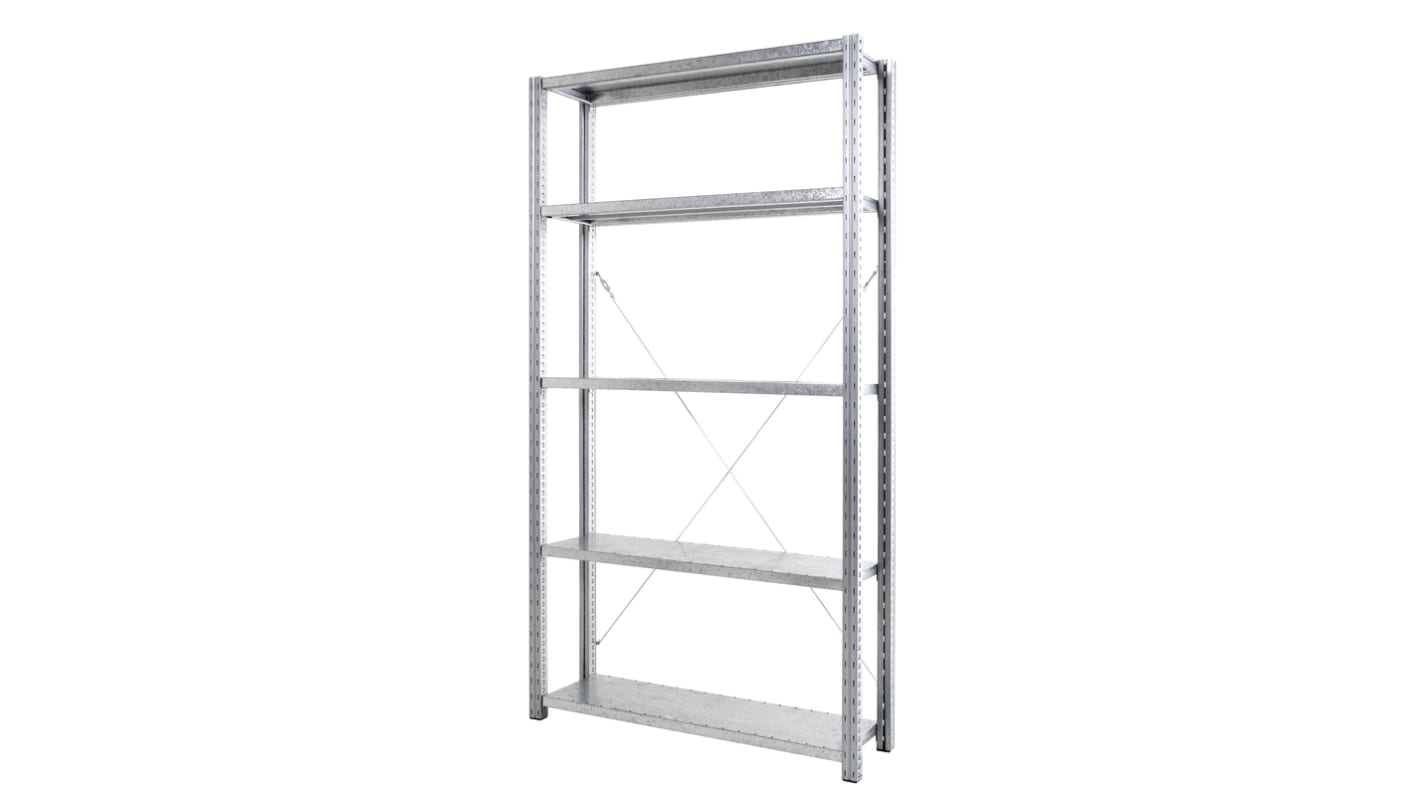 Manorga Steel Galvanised Storage Racking, 2000mm, 1000mm x 400mm