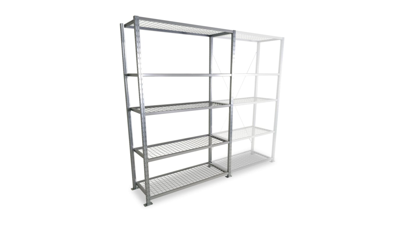 Racks de almacenamiento Manorga, Acero, Galvanizado, 2000mm, 1000mm x 800mm x 400mm