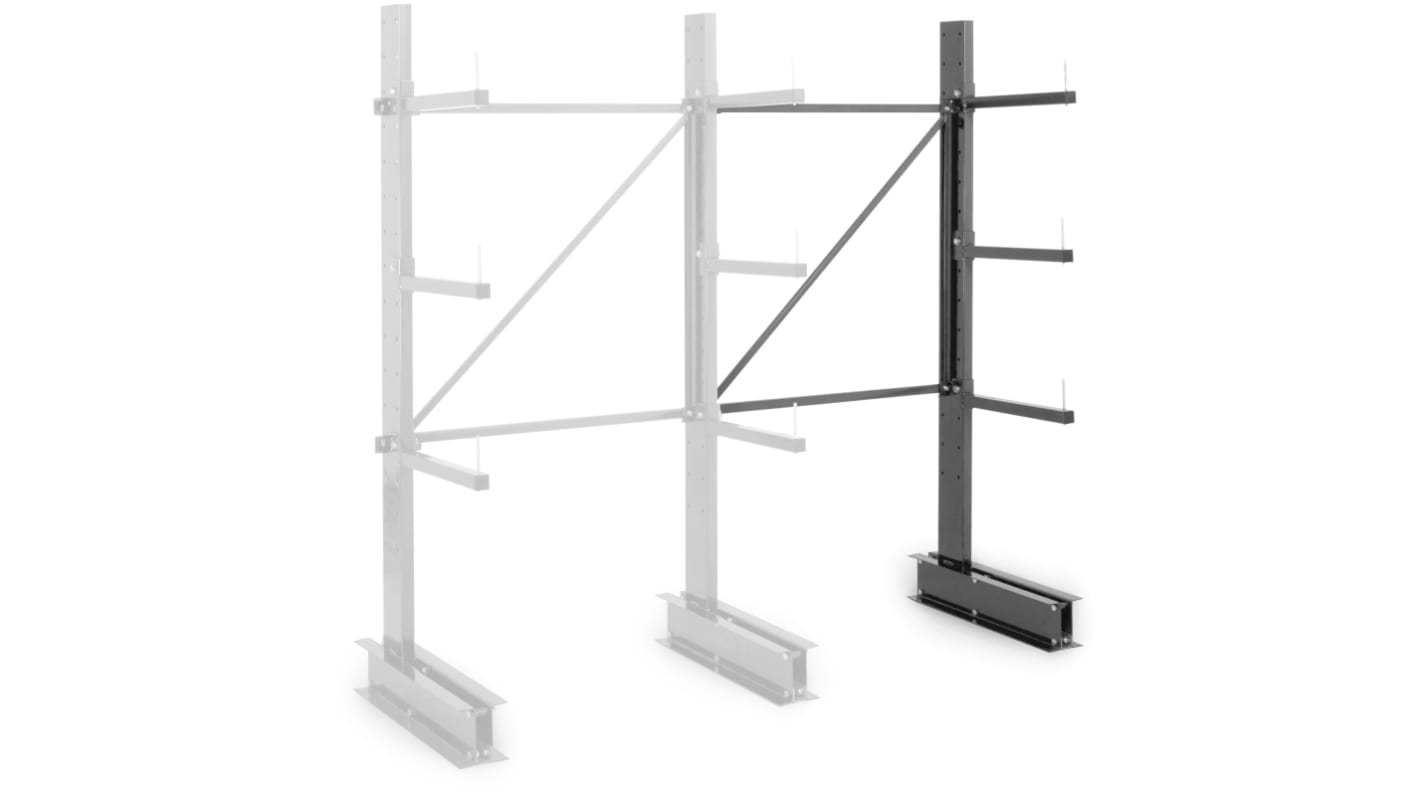 Manorga Steel Dark Grey Storage Racking, 2000mm, 1000mm x 800mm