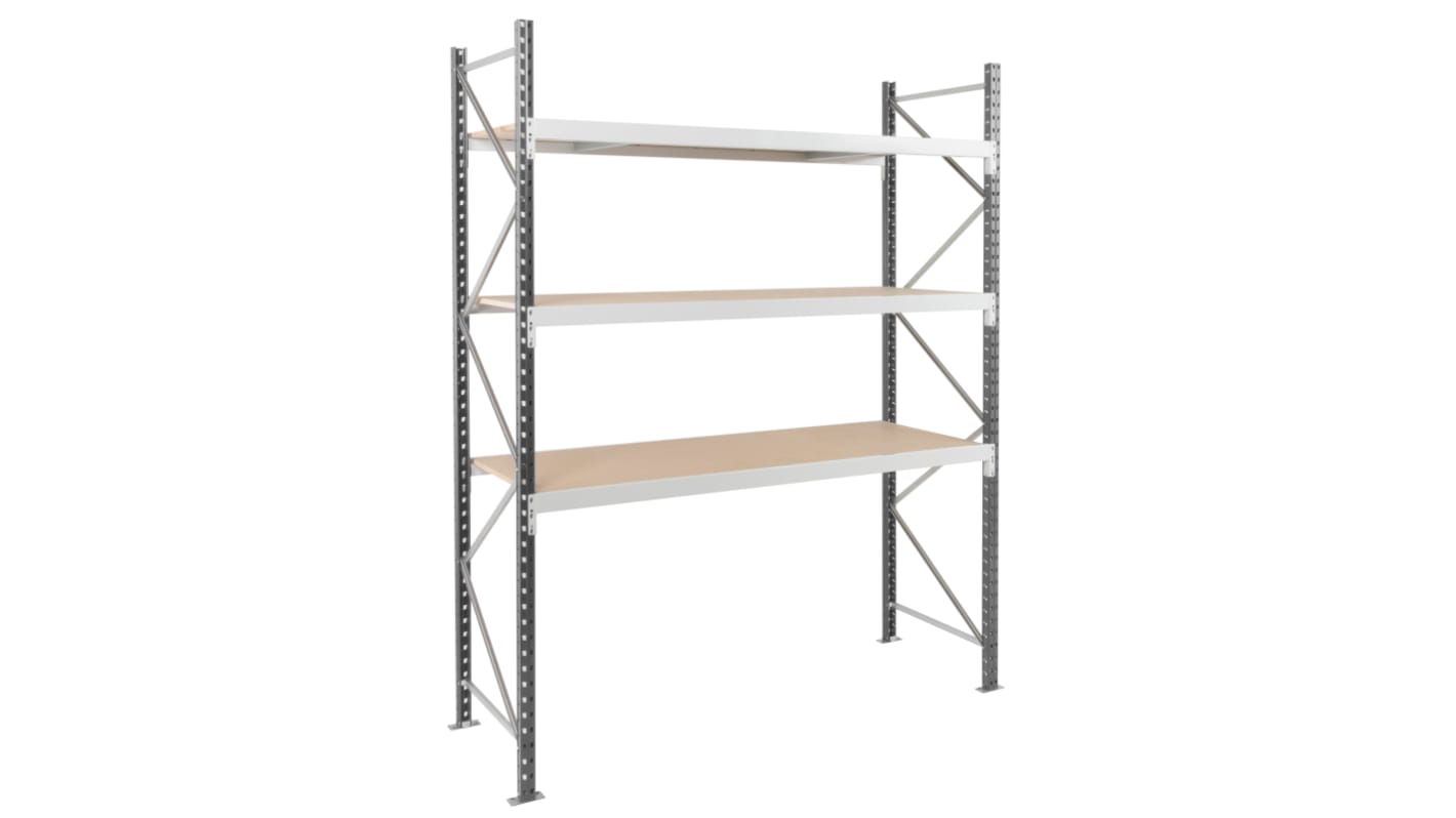 Racks de almacenamiento Manorga, Acero, Gris oscuro, gris claro, 2000mm x 2000mm x 800mm