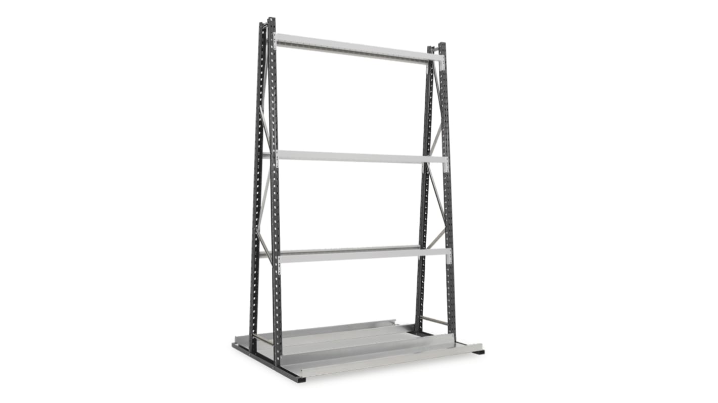 Racks de almacenamiento Manorga, Acero, Gris oscuro, gris claro, 2500mm x 1500mm x 340mm