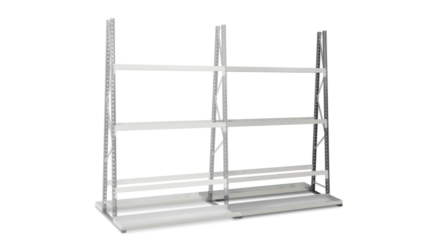 Manorga Steel Dark Grey, Light Grey Storage Racking, 2500mm, 1500mm x 340mm