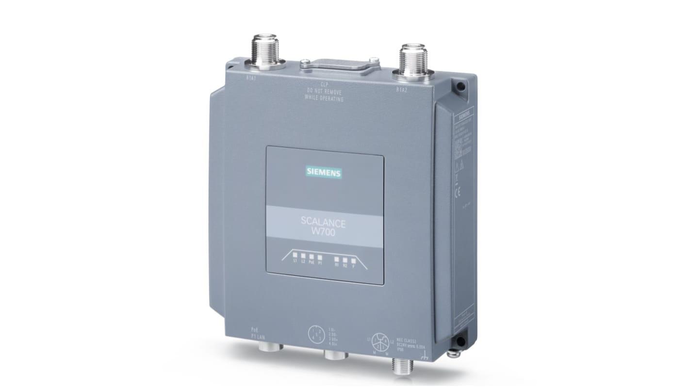 Siemens SCALANCE WUM766-1 2 x M12 Port Wireless Access Point, IEEE 802.11 a/b/g/n, 10/100/1000Mbit/s