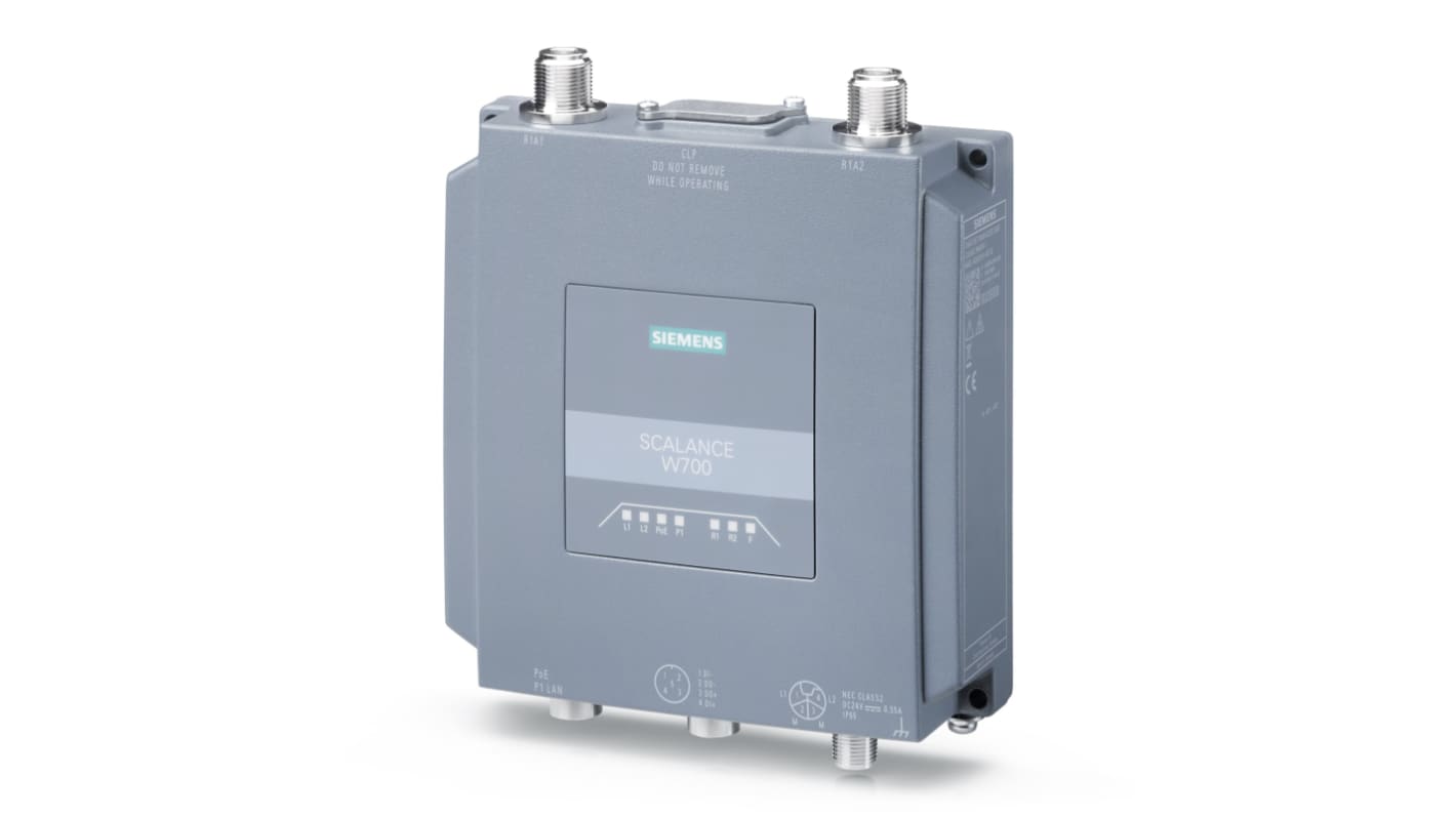Siemens SCALANCE WAM766-1 2 x M12 Port Wireless Access Point, 802.11ax, 10/100/1000Mbit/s