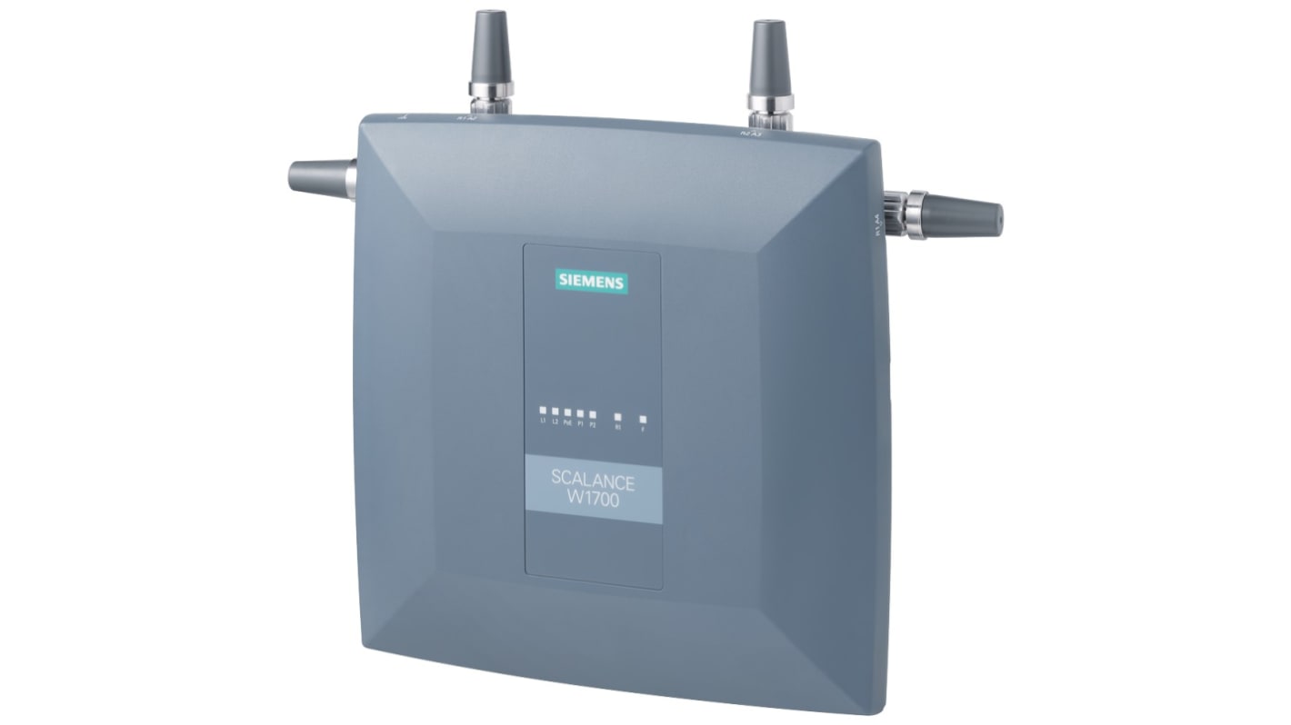 Siemens SCALANCE W1788-1 2 x M12 Port Wireless Access Point, IEEE 802.11 a/b/g/n, 10/100Mbit/s