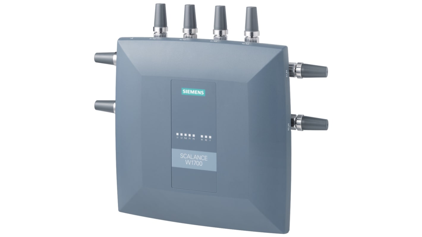 Siemens SCALANCE W1788-2 2 x M12 Port Wireless Access Point, IEEE 802.11 a/b/g/n, 10/100Mbit/s