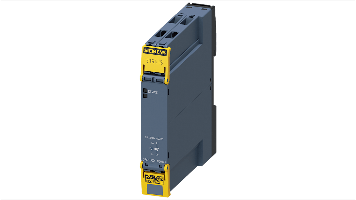 Siemens Zwangsgeführte Relais, Spule 24 → 240V ac/dc / 1.7W, 2-polig, 1-poliger Wechsler