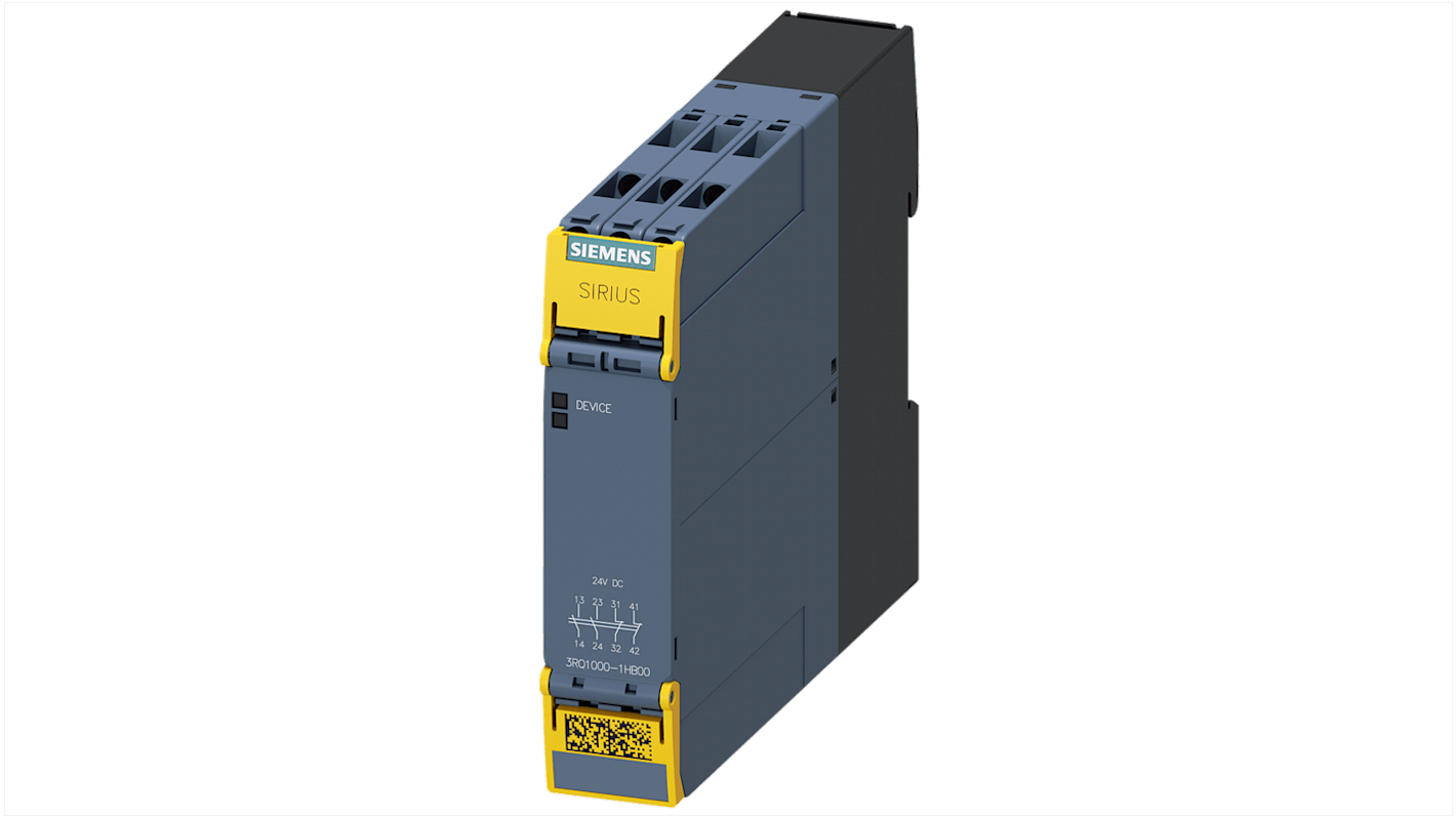 Siemens Zwangsgeführte Relais, Spule 24V dc / 1.3W, 4-polig, 2-poliger Wechsler