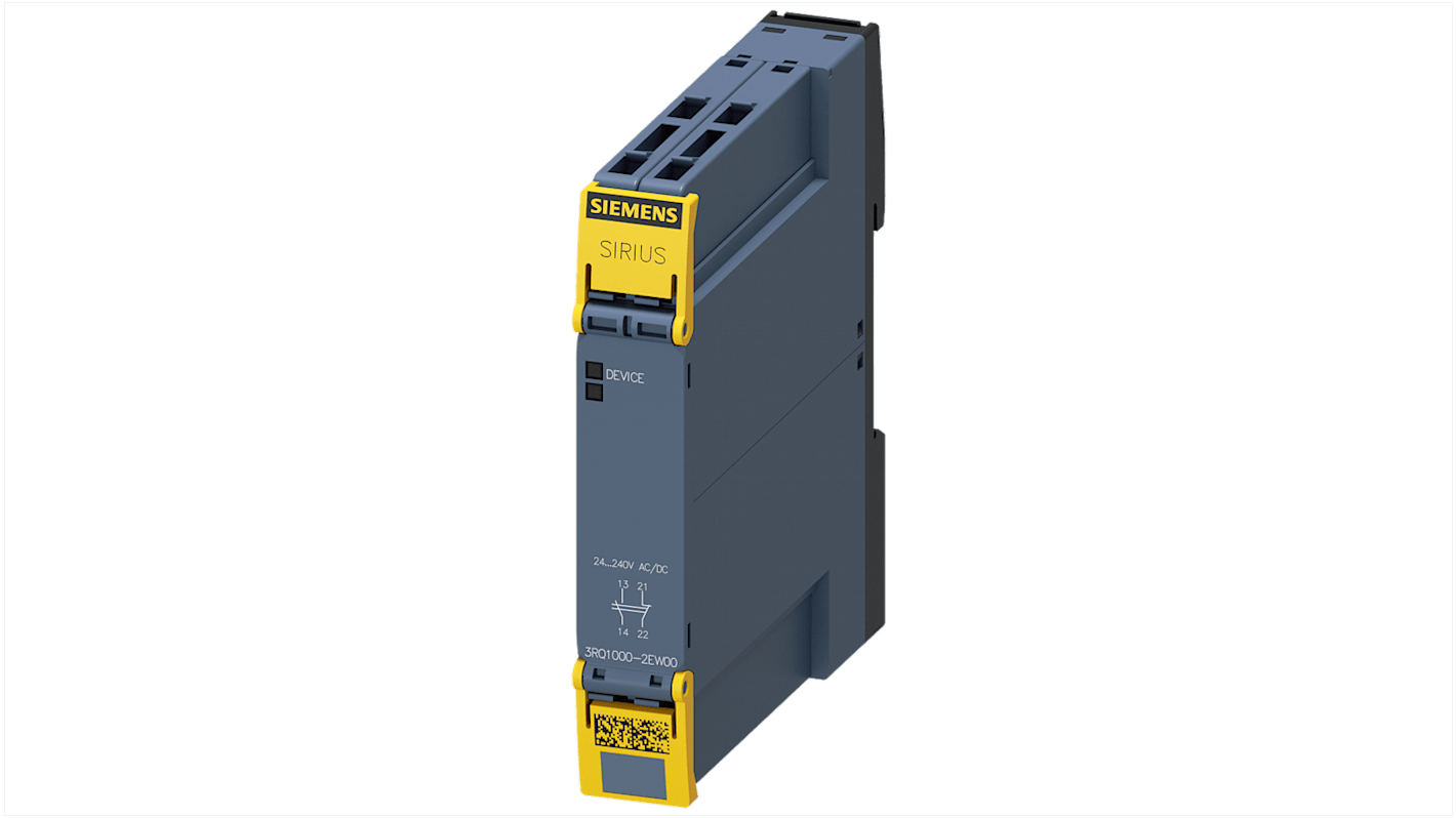 Siemens Zwangsgeführte Relais, Spule 24 → 240V ac/dc / 1.7W, 2-polig, 1-poliger Wechsler