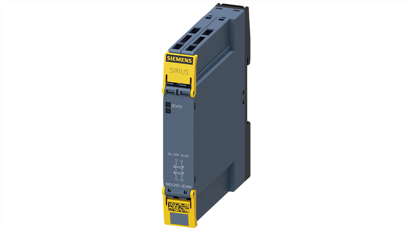 Siemens Zwangsgeführte Relais, Spule 24 → 240V ac/dc / 2W, 2-polig, 1-poliger Wechsler