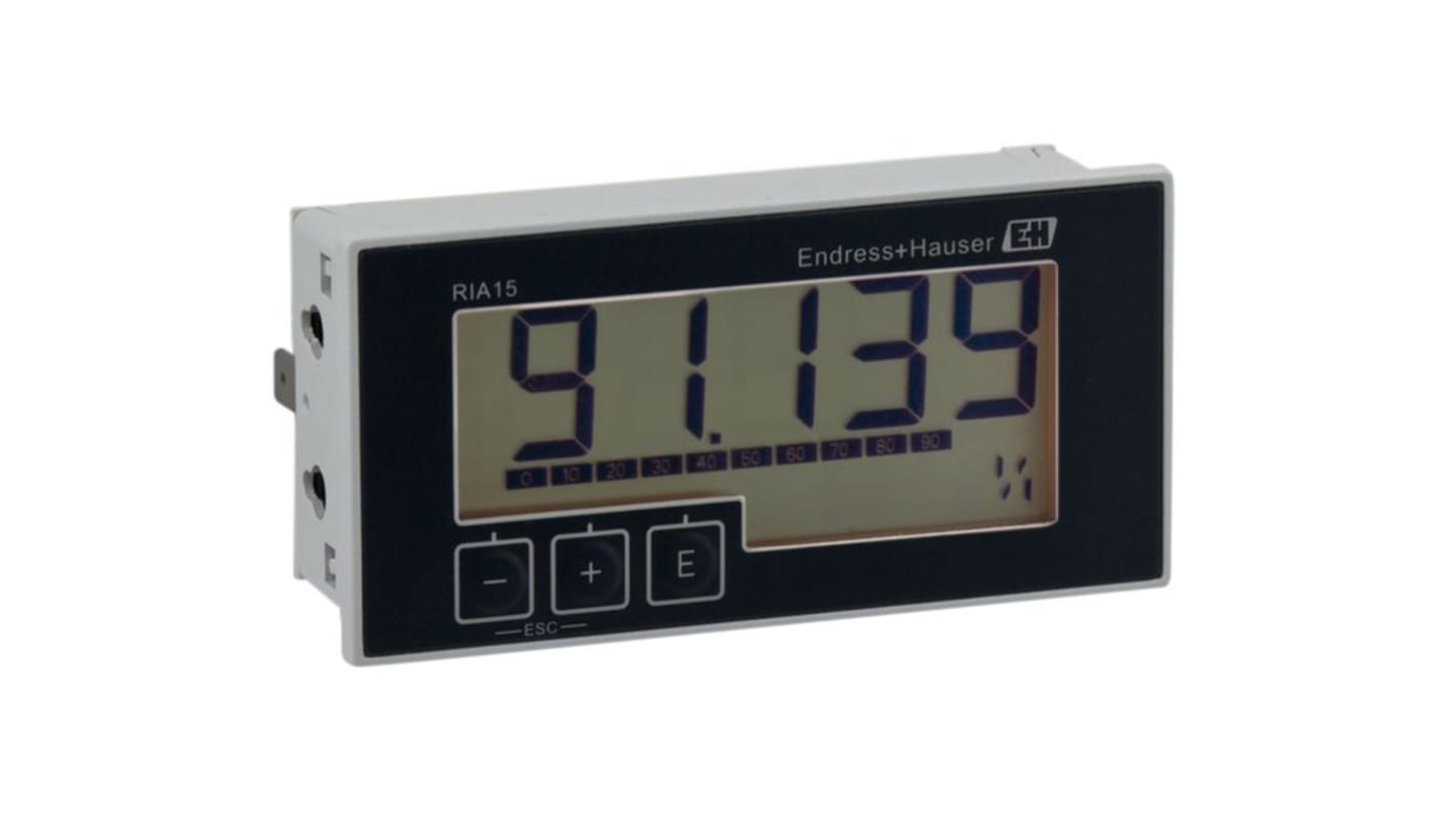 Endress+Hauser LCD Einbaumessgerät für Analog, 4 → 20 mA H 45mm B 92mm 5-Stellen T. 4.5mm