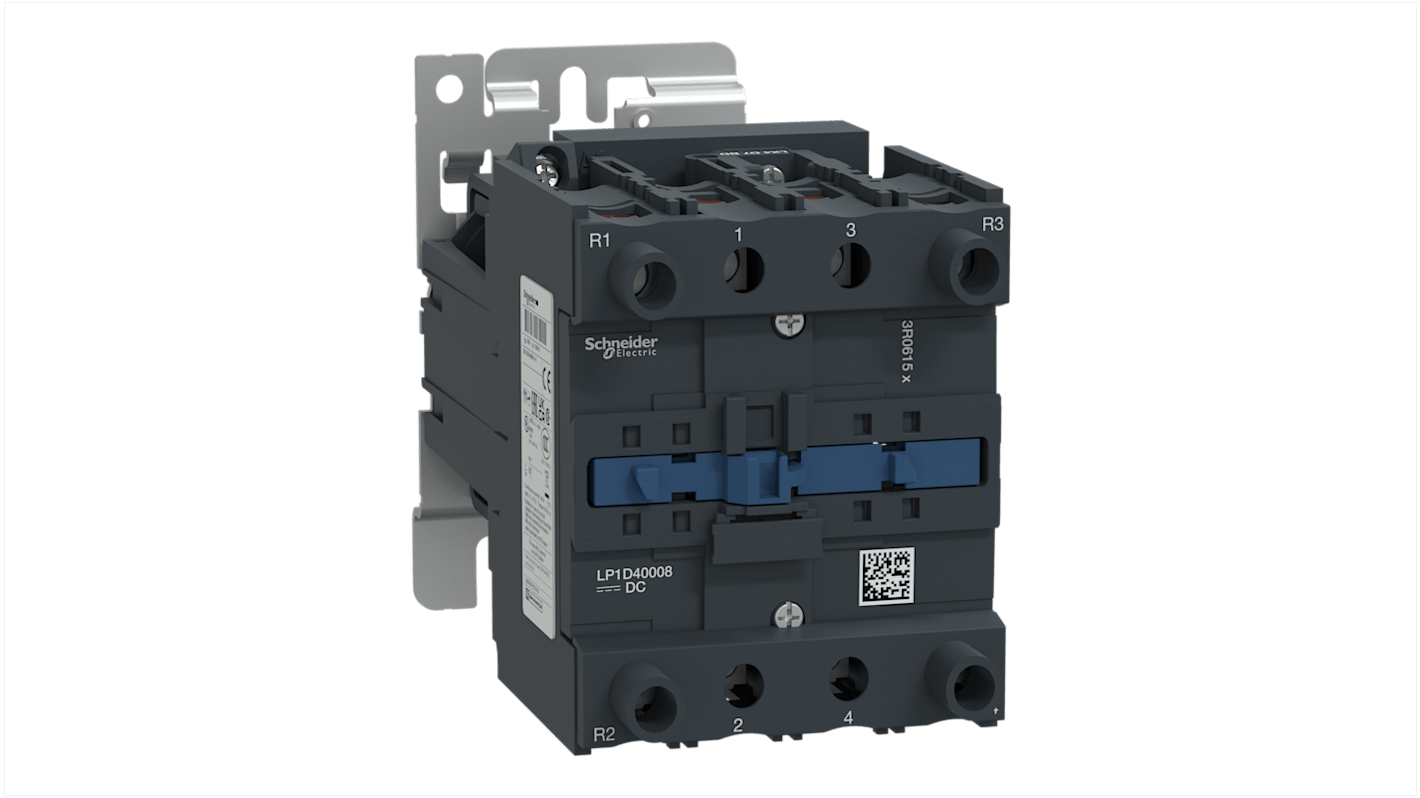 Schneider Electric TeSys D LP1D Contactor, 48 V Coil, 4-Pole, 60 A, 1 NO + 1 NC
