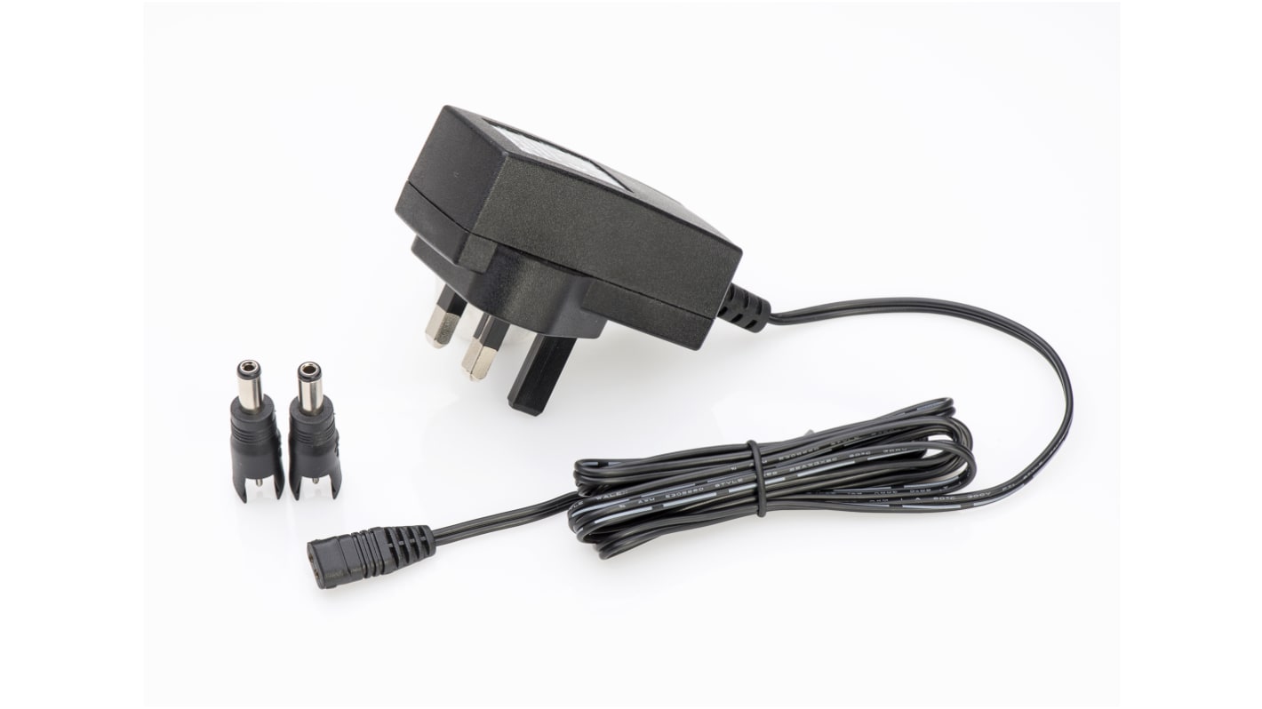 Mascot 7.5W Plug-In AC/DC Adapter 12V dc Output, 650mA Output