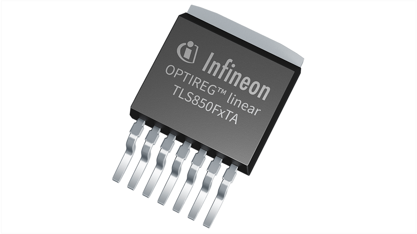 Infineon 线性稳压芯片, 5 V输出, 500mA最大输出, 双路输出