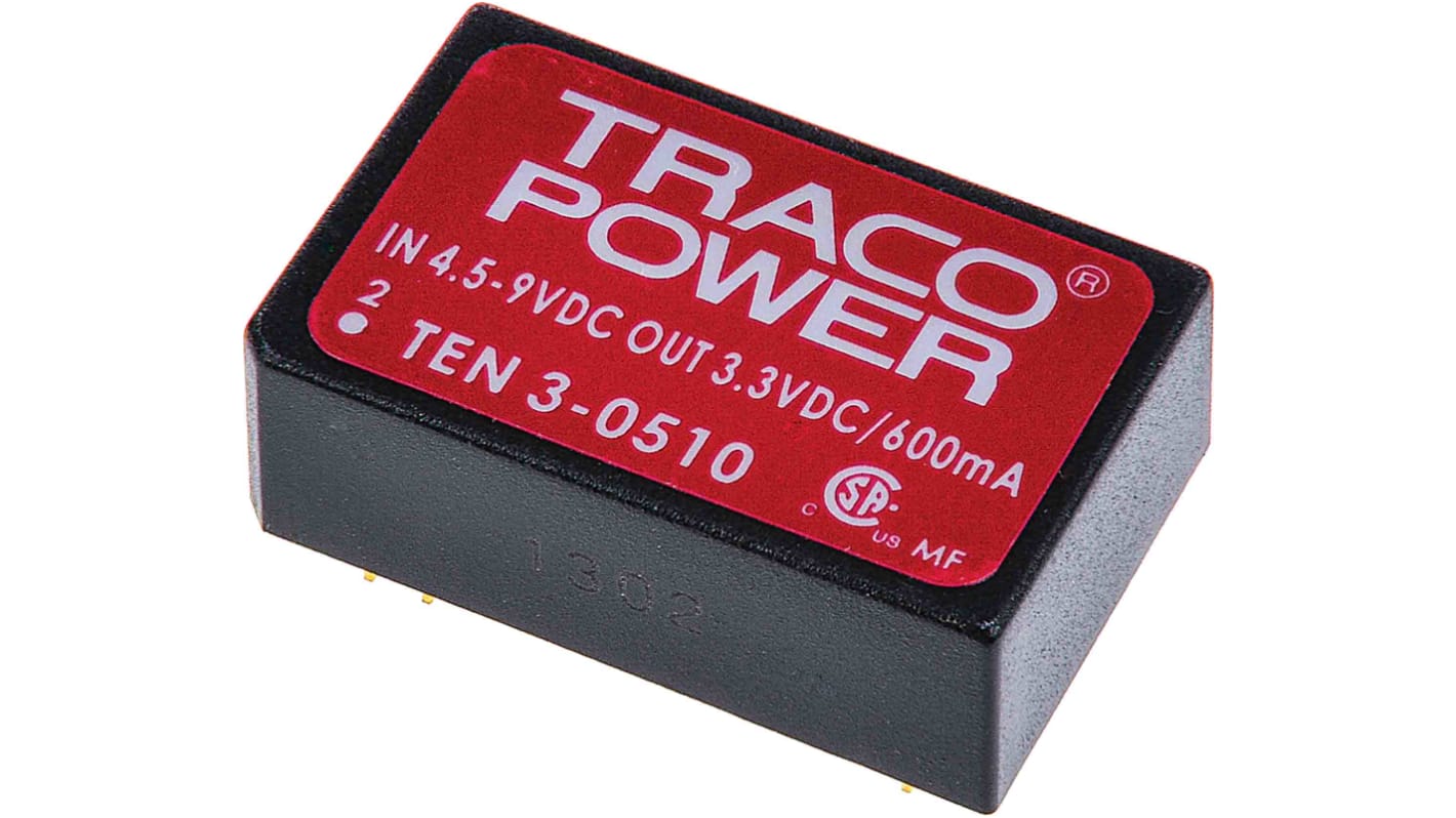 Convertidor dc-dc 3W, Salida 12V dc, 250mA, ±0.5%