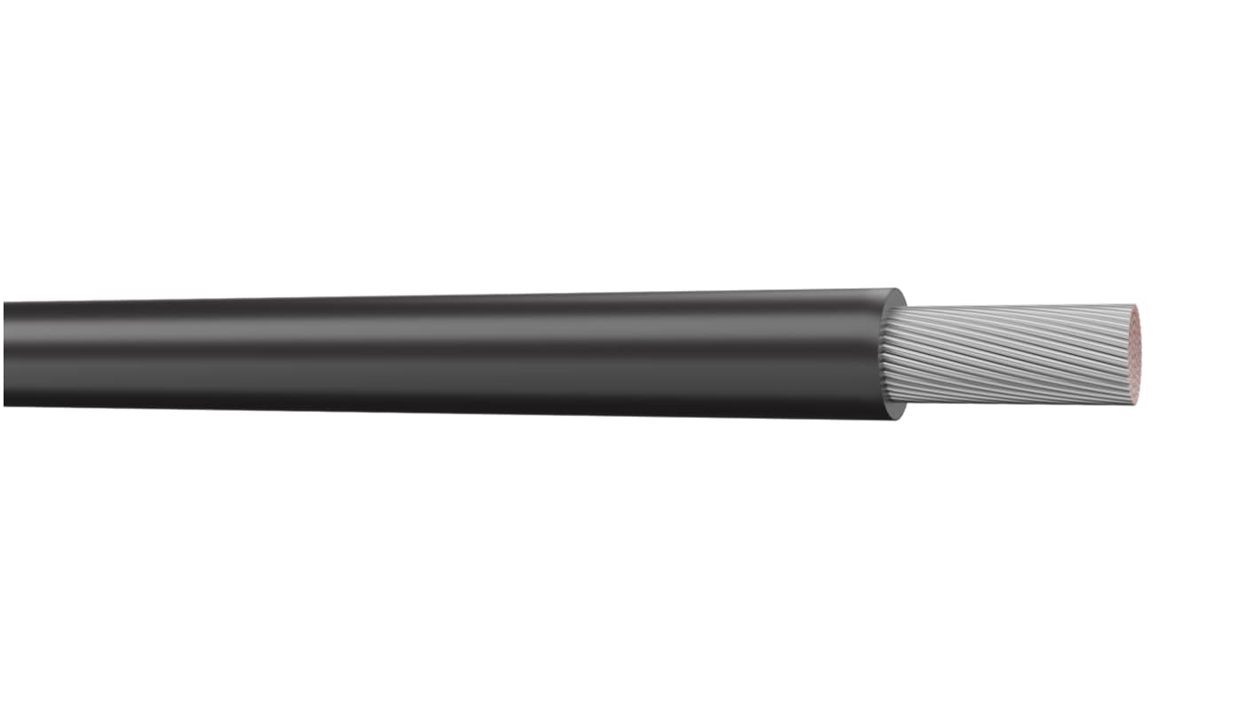 AXINDUS UL1007 Series Black 0.6 mm² Hook Up Wire, 24 AWG, 305m, PVC Insulation, UL100724N