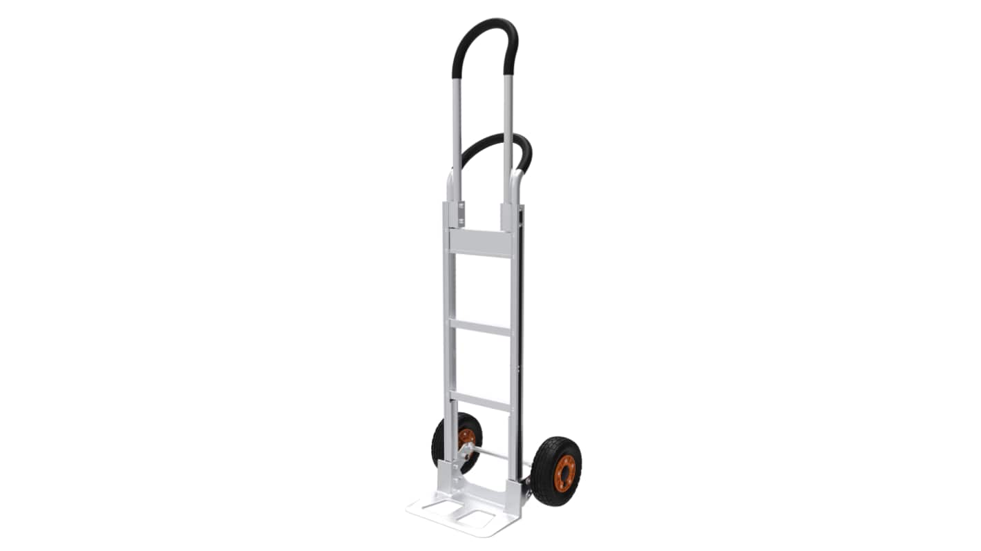 RS PRO No Aluminium Sack Truck, 200kg Load, 355 x 225mm Load Plate