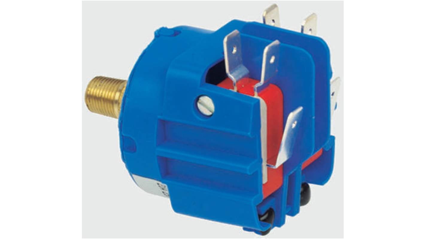 Herga Pressure Sensor, 16psi Min, 30psi Max, Relay Output