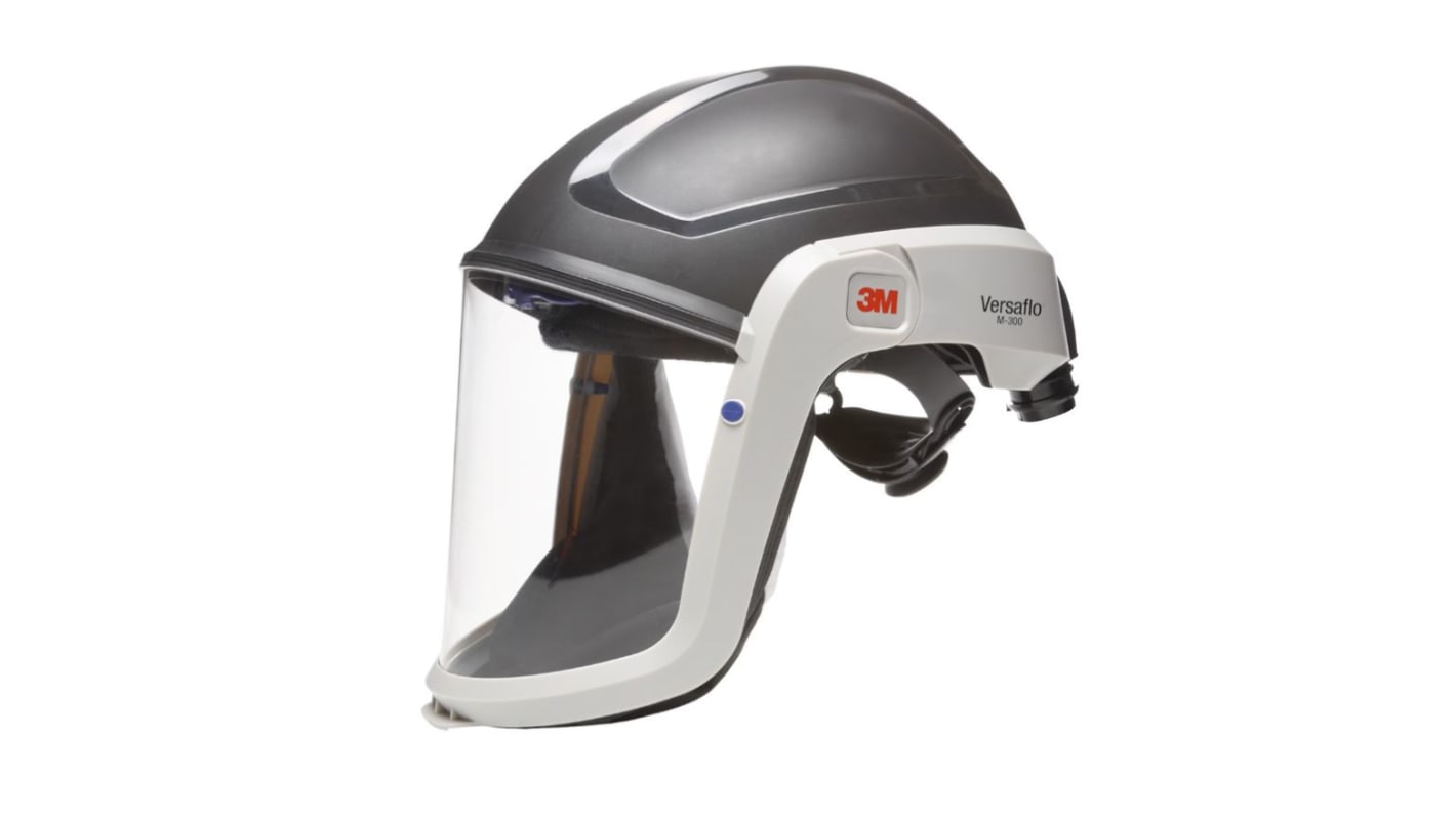 3M Versaflo Schutzhelm belüftet mit Kinnriemen ABS, Polycarbonat Schwarz, Weiß