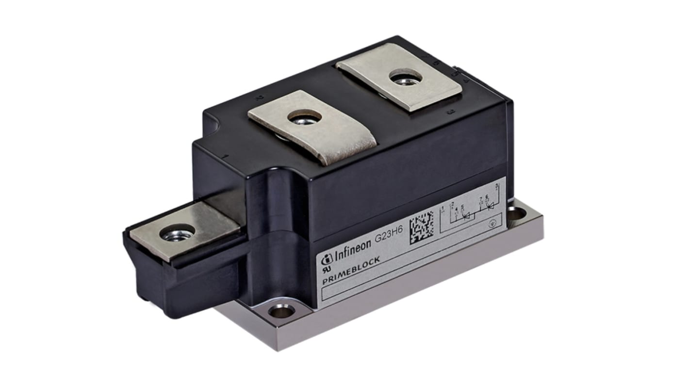 Infineon 可控硅模块, 二极管, BG-PB20-1, 最大栅极触发电流120mA