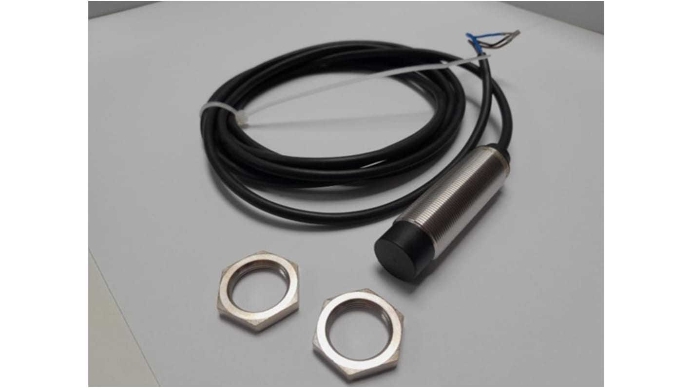 Allen Bradley Inductive Threaded Barrel Proximity Sensor, M18, 8 mm Detection