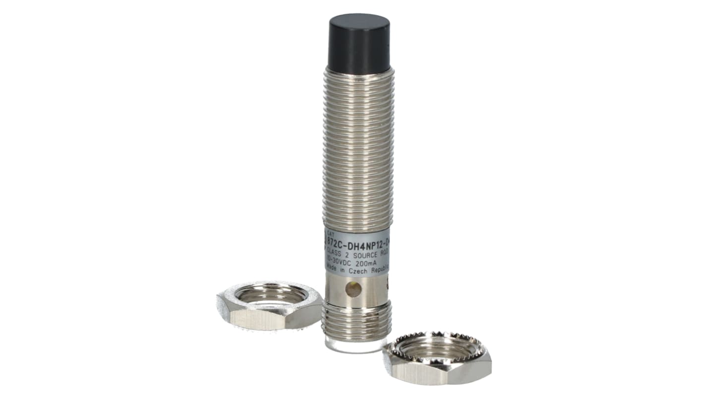 Allen Bradley Inductive Threaded Barrel Proximity Sensor, M12, 4 mm Detection