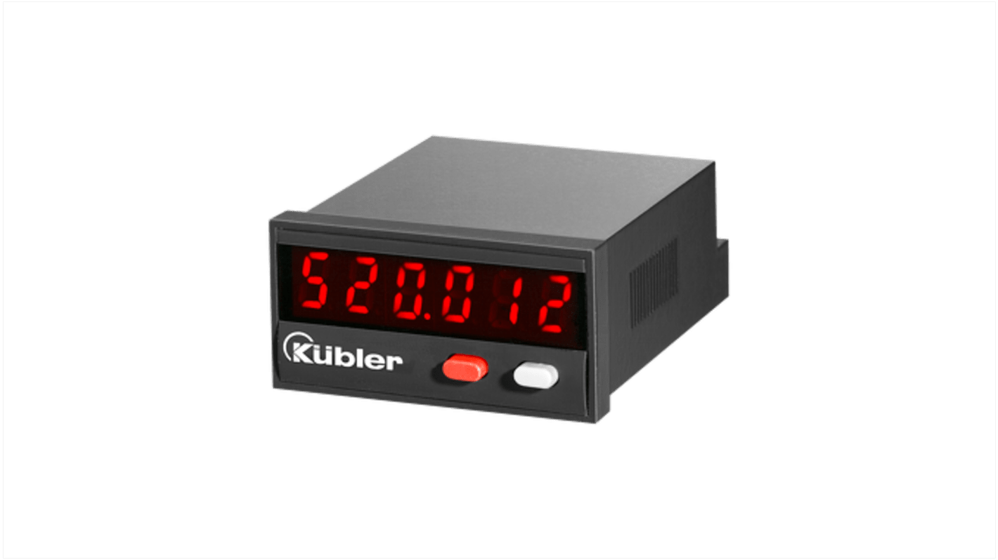 Rs-Online Contatore Kübler Impulsi 60kHz display LED 6 cifre 10 → 30 V c.c
