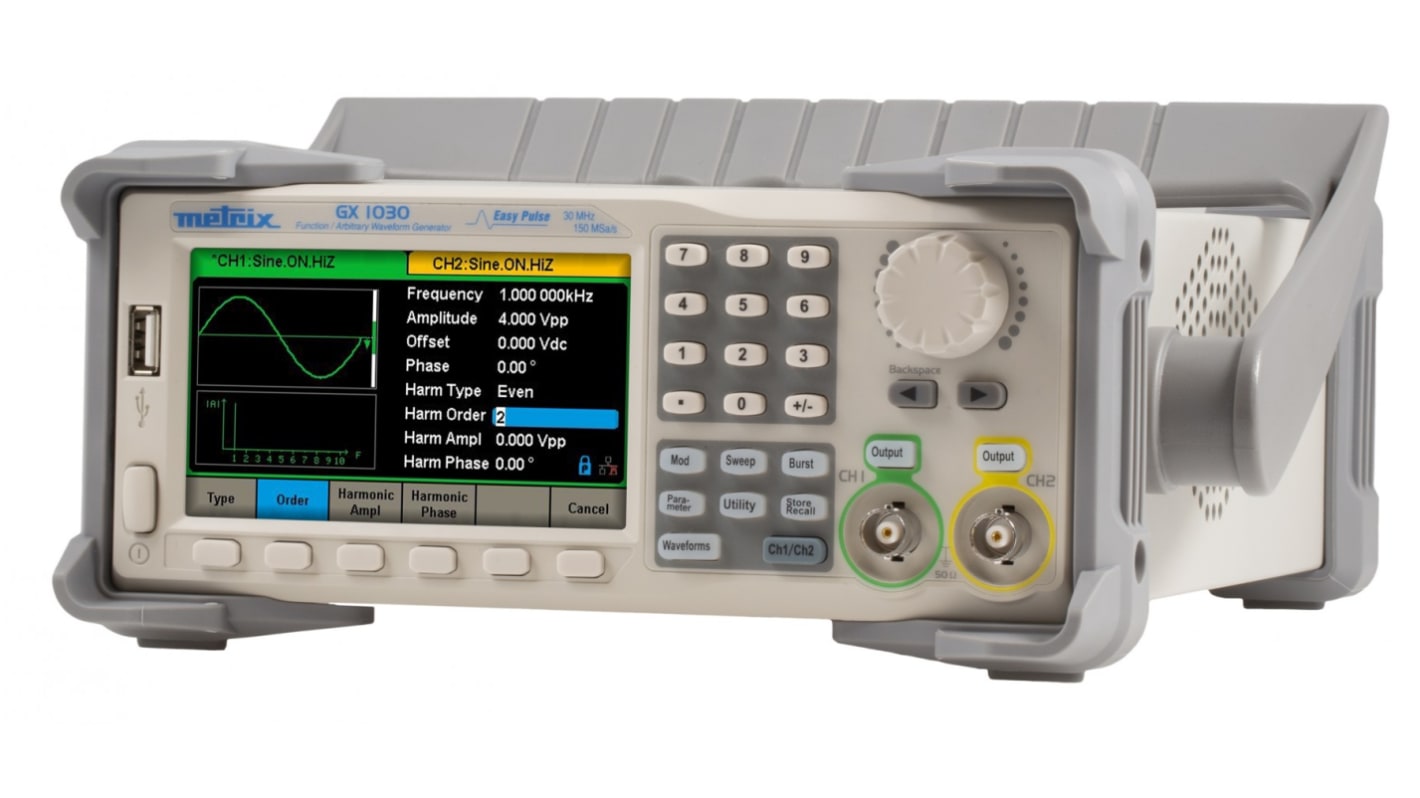 Chauvin Arnoux GX1030 Function Generator, 0.001MHz Min, 30MHz Max