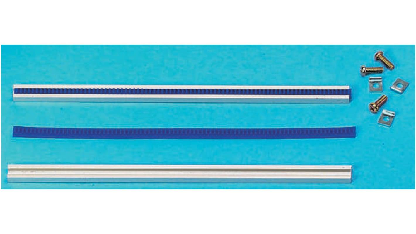 RS PRO Aluminium Gear Rack Rail, 1000mm Long