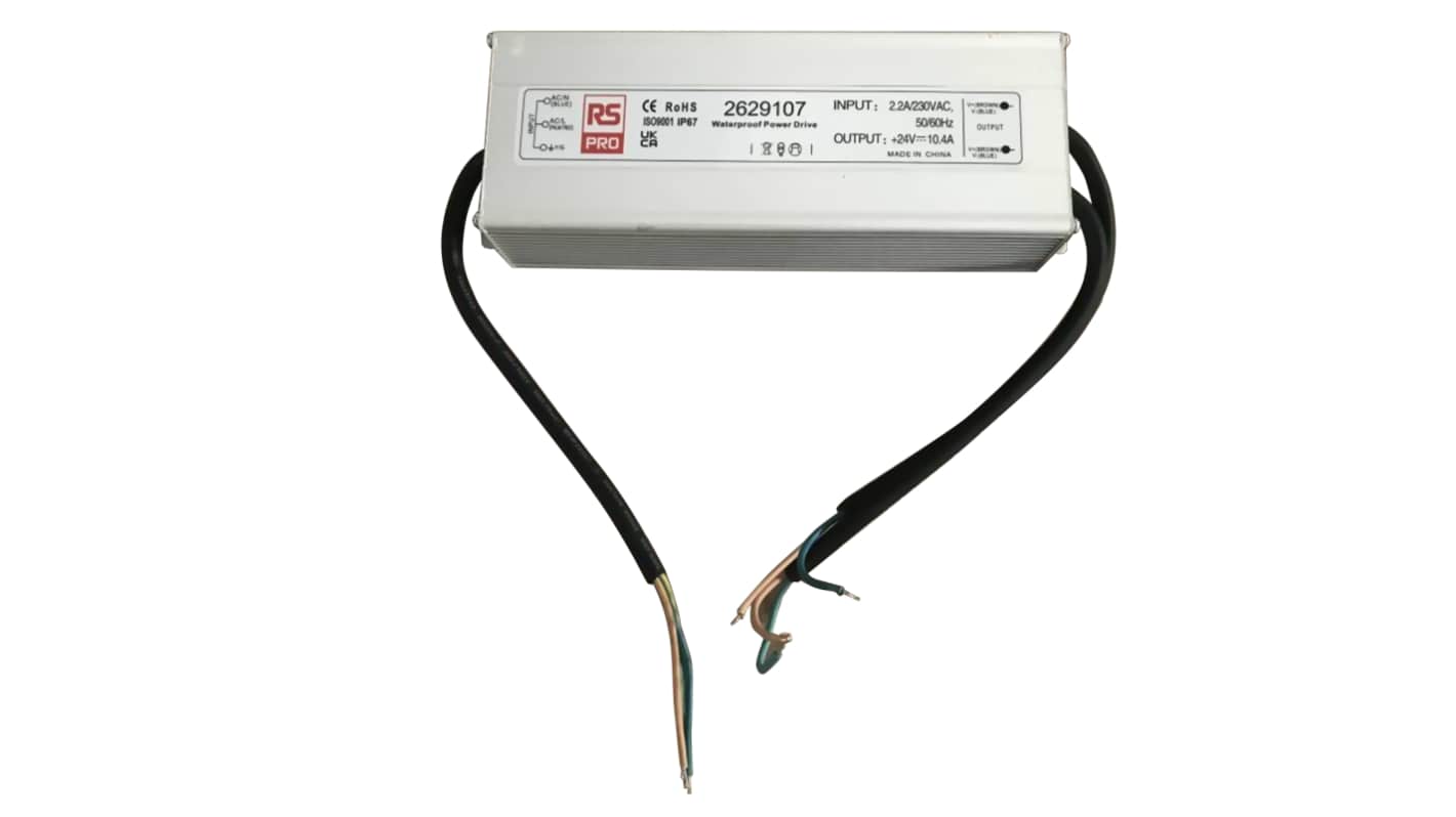 RS PRO, 24V dc Output, 10.4A Output