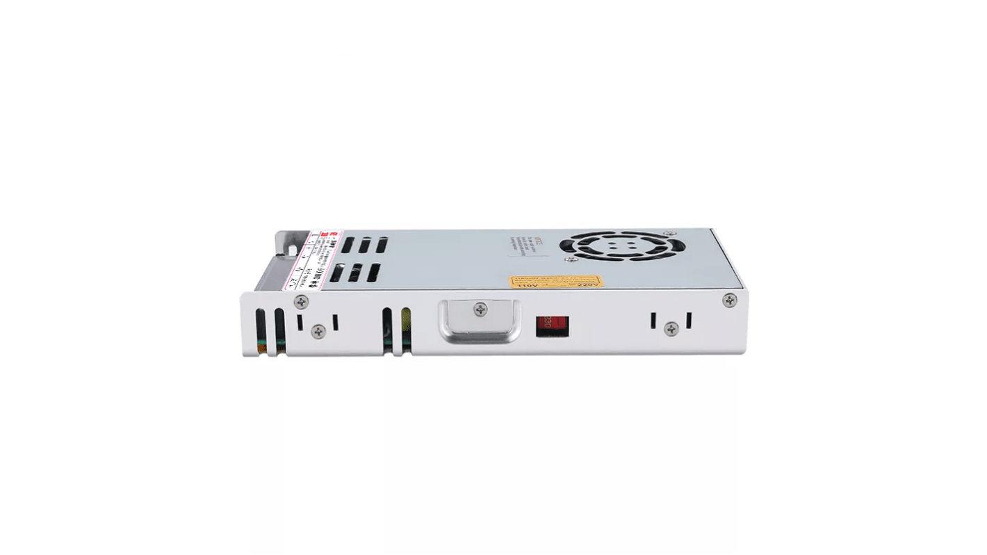 RS PRO Embedded Switch Mode Power Supply (SMPS), 12V dc, 29A, 348W, 1 Output, 90 → 132V ac Input Voltage