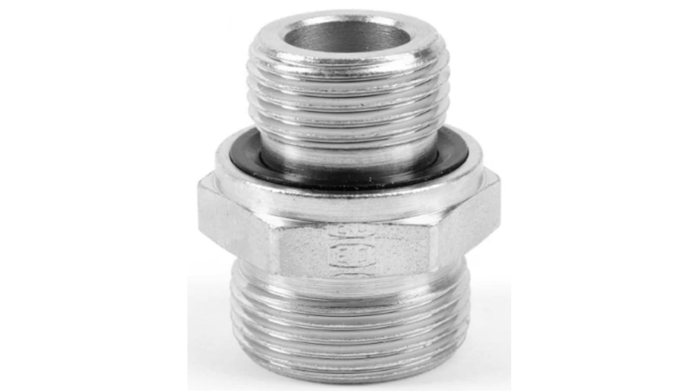 Parker Straight Tube to Port Male 24° DIN Cone to Male BSPP, GE22LREDOMDCF