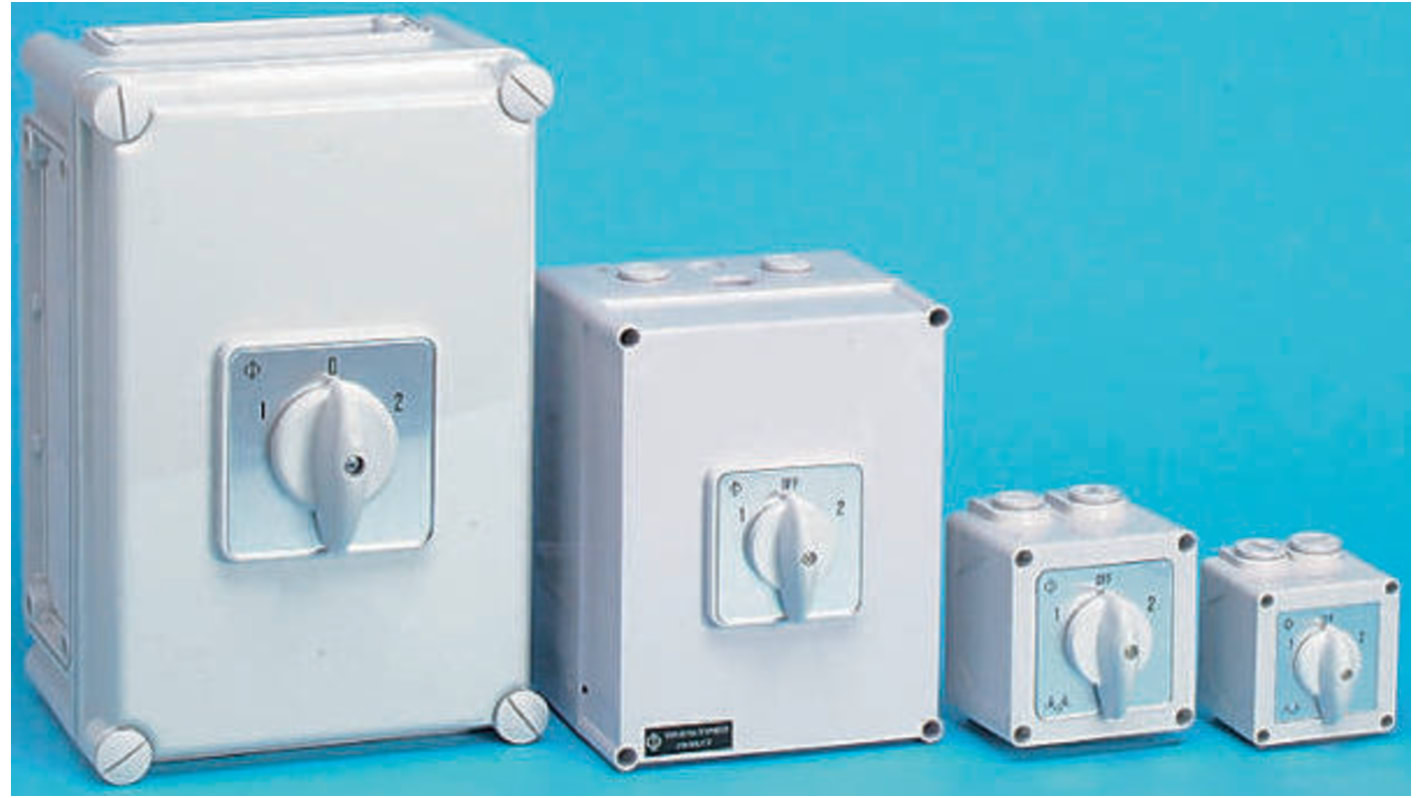Interruttore Cam Kraus & Naimer C80.A213/GBA007.*ST 4P, 3 posizioni, 115A
