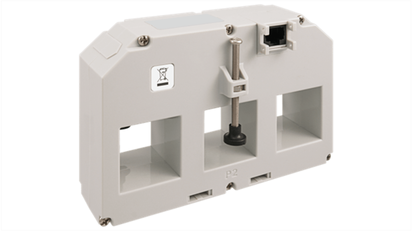 Przekładnik prądowy prąd wej 400A RS PRO prad wyj 330 mV otwór 31 x 31mm Transformator prądowy na szynę DIN