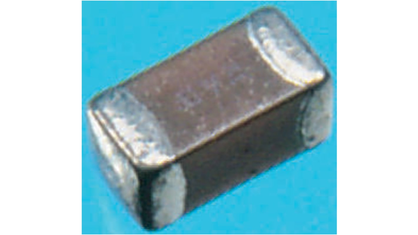 KEMET 39pF Multilayer Ceramic Capacitor MLCC, 50V dc V, ±5% , SMD