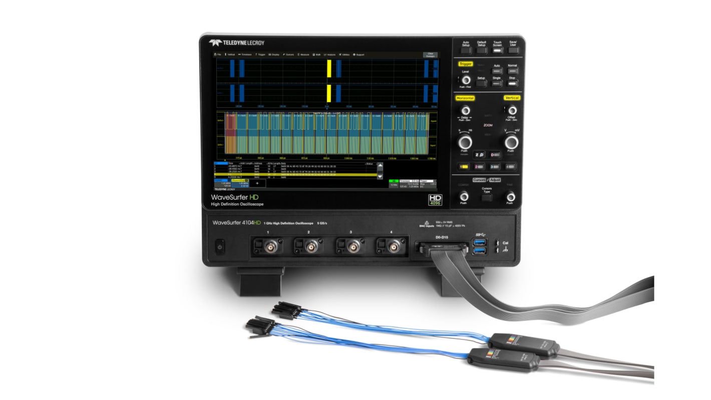 Teledyne LeCroy WaveSurfer 4054HD FULLY LOADED WaveSurfer 4000HD Series, 500MHz Bench Oscilloscope, 4 Analogue
